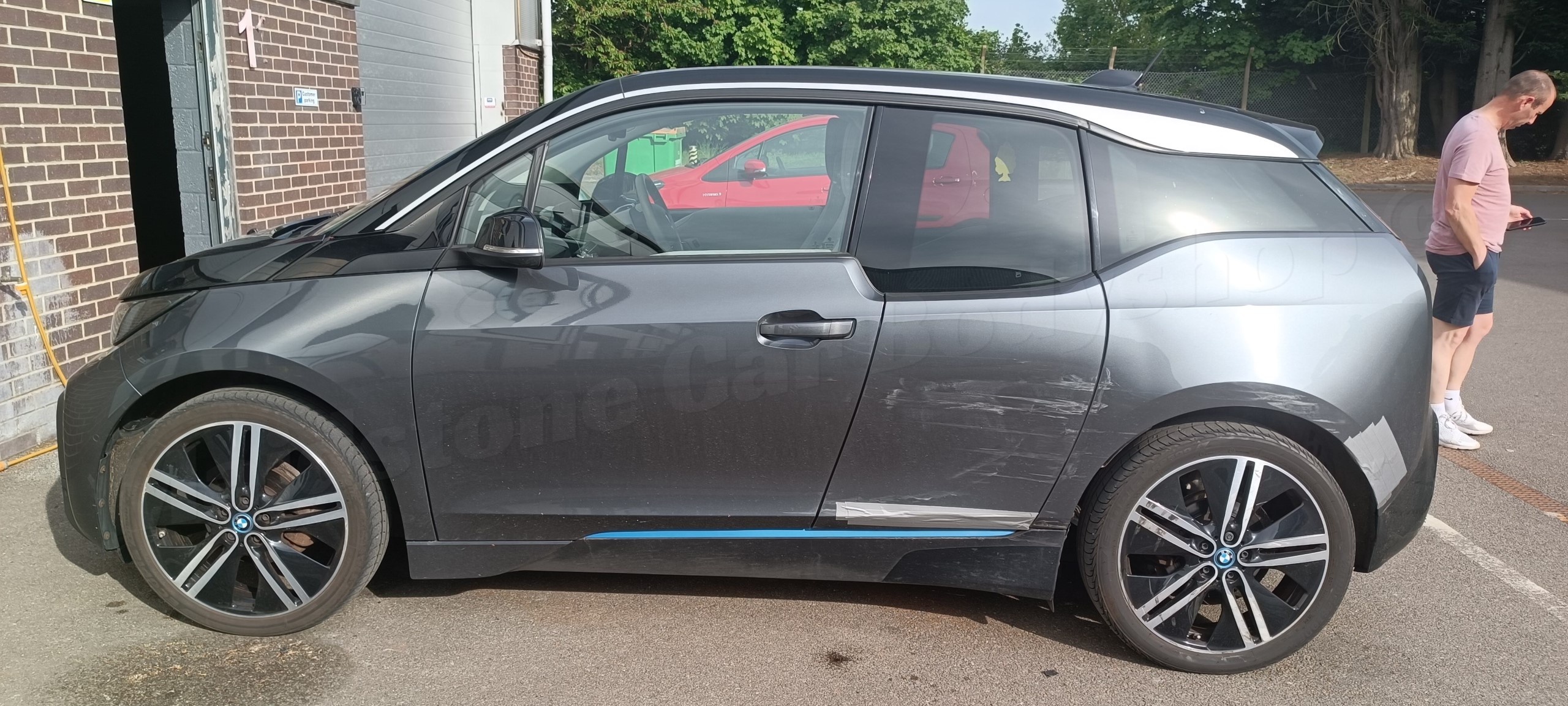 BMW iX3 ACCIDENT DAMAGE REPAIRS BY MAIDSTONE CAR BODYSHOP wm