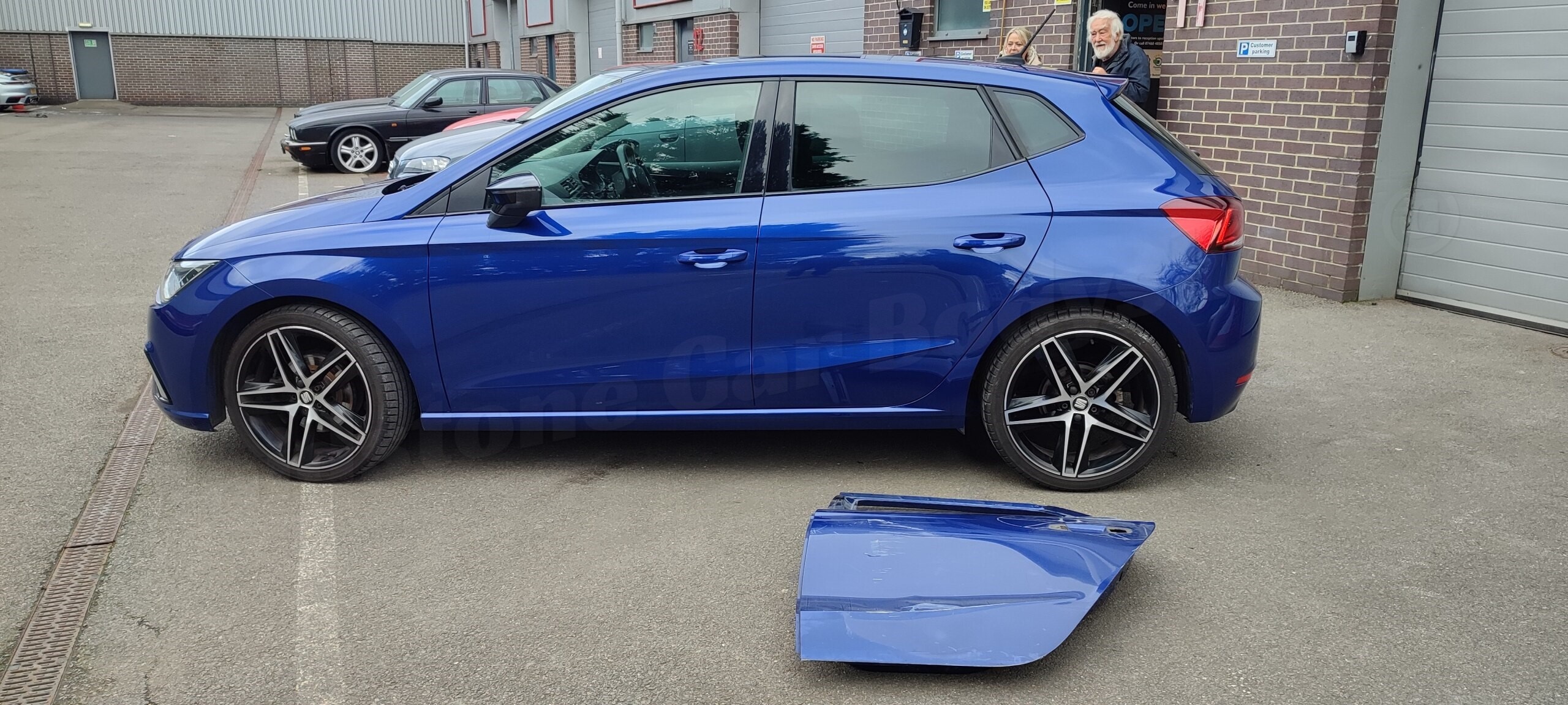 SEAT IBIZA ACCIDENT DAMAGE REPAIRS MAIDSTONE CAR BODYSHOP wm